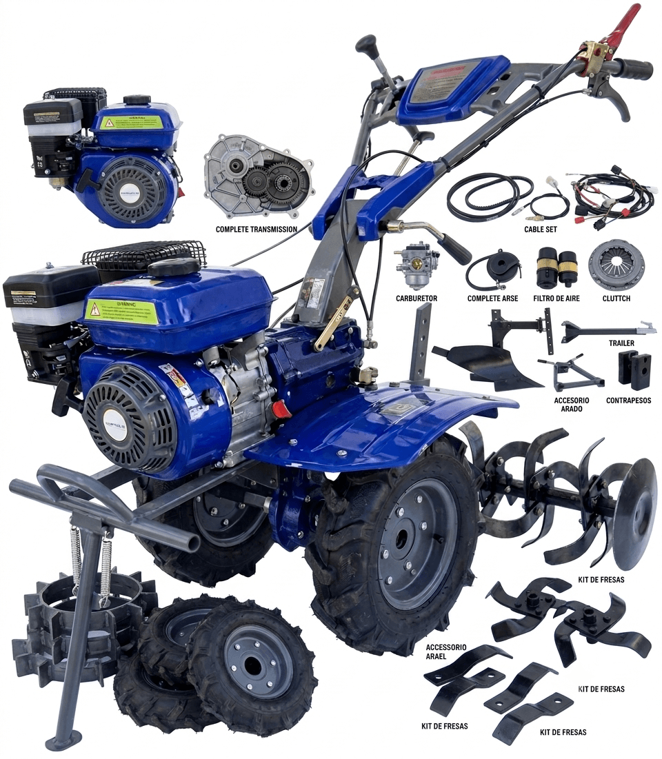 Accesorios y Repuestos de Motocultor