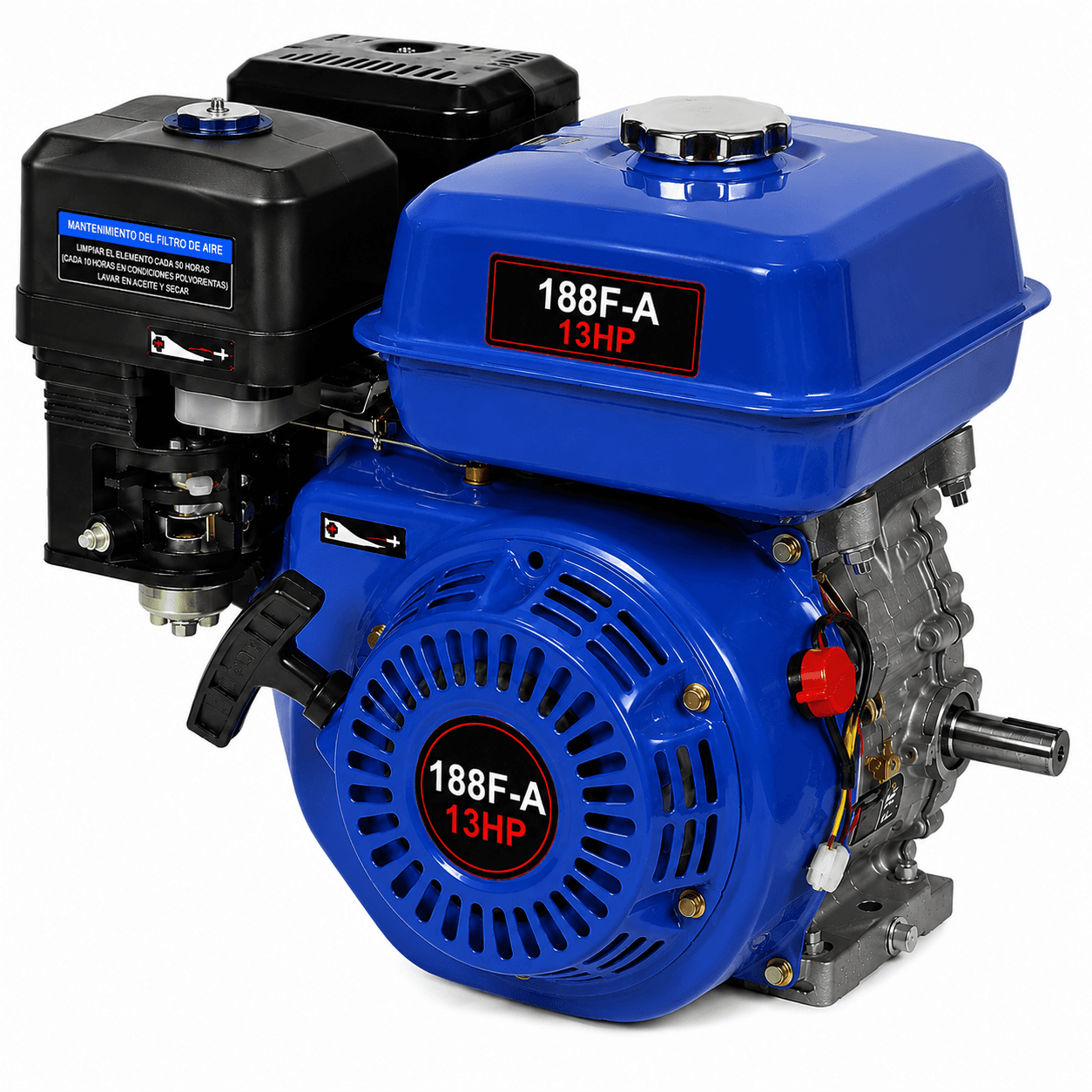 Motor Gasolinero Yamaha Azul 188F-A 13HP