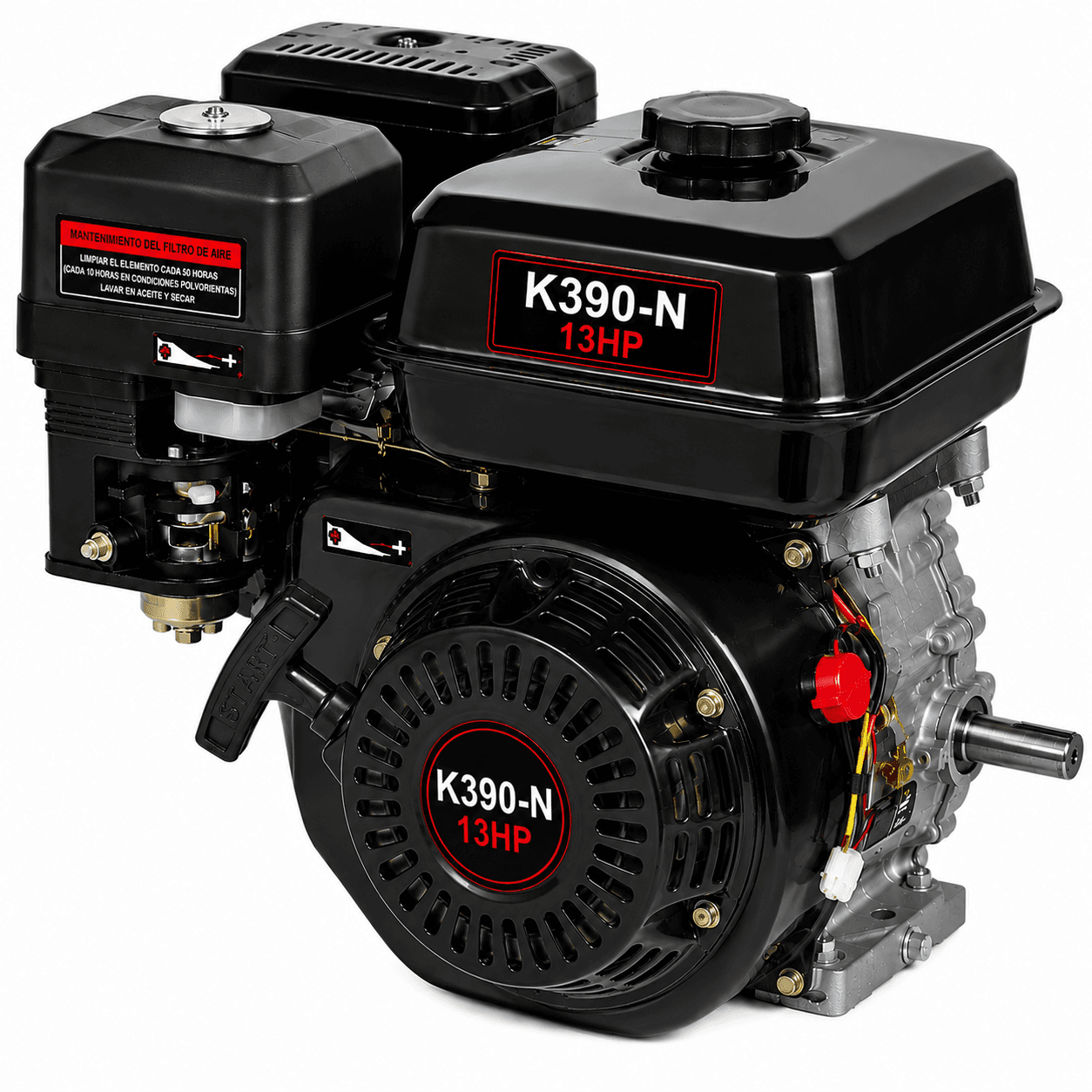 Motor Gasolinero Kawamoto Negro K390-N 13HP