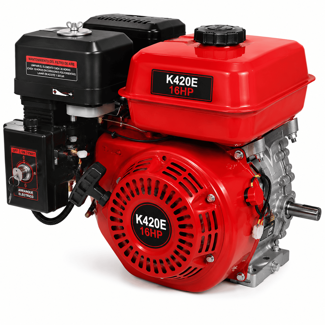 Motor Gasolinero Honda Rojo K420E 16HP