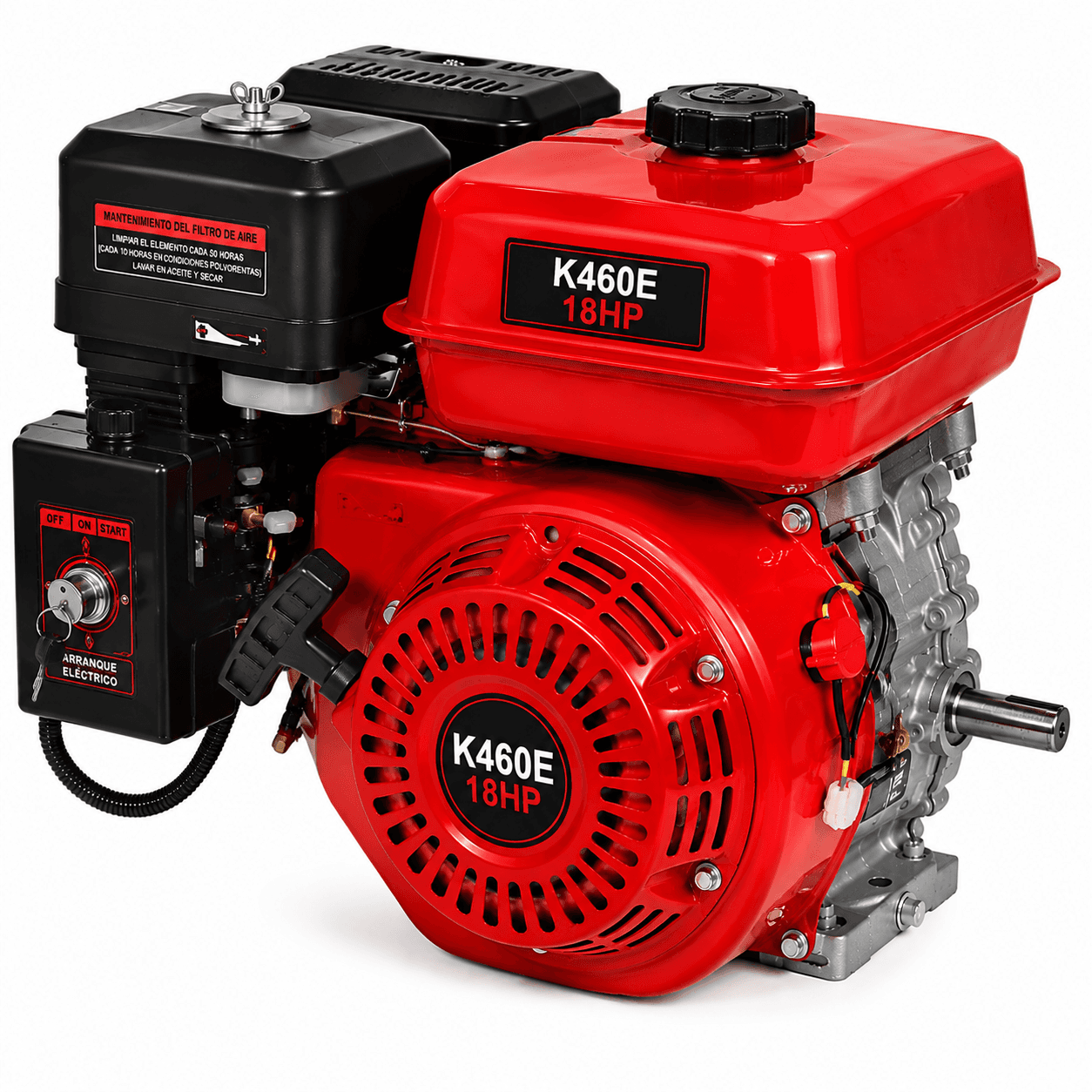 Motor Gasolinero Honda Rojo K460E 18HP