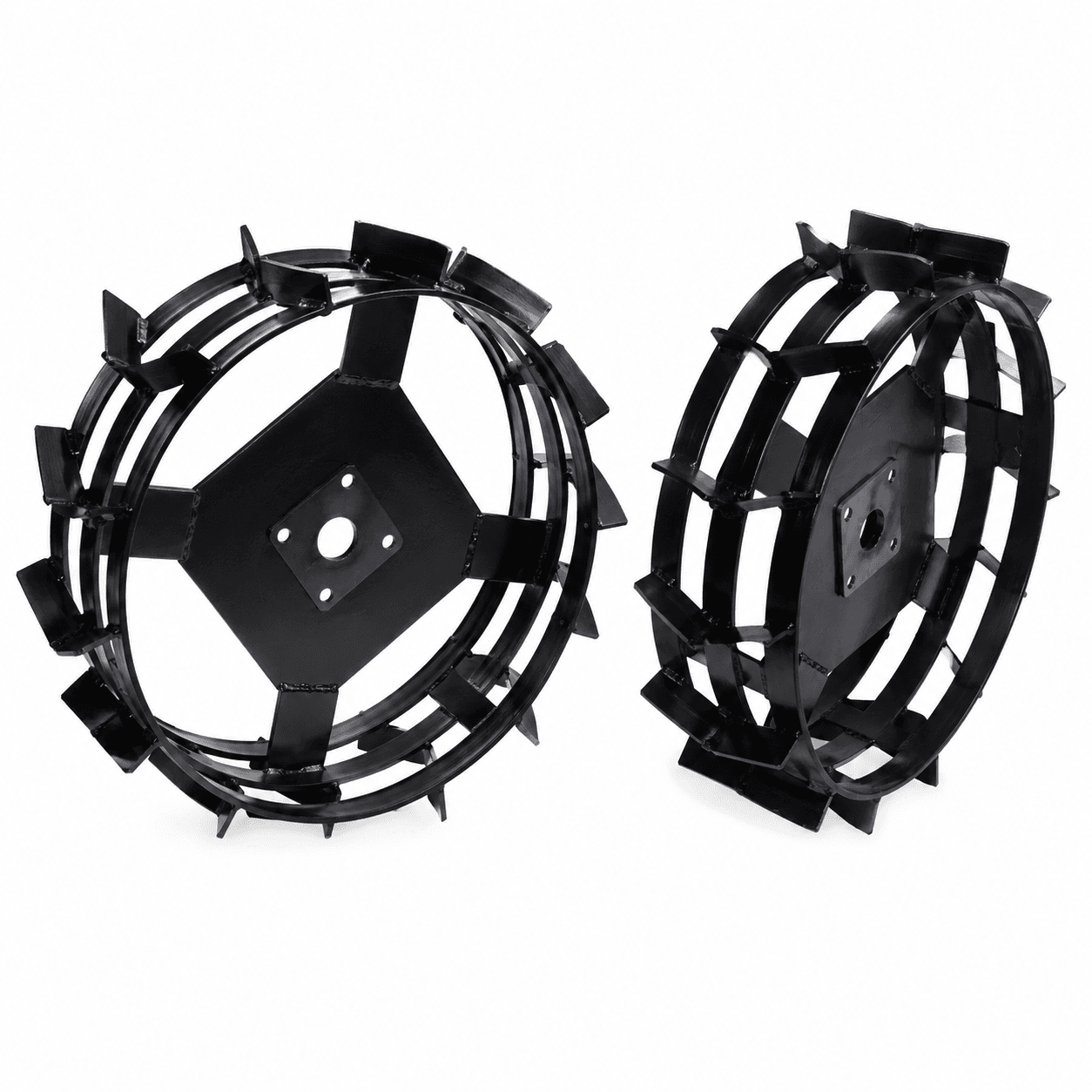 Par de Ruedas Metálicas para Motocultor