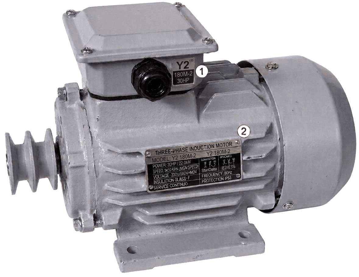 Motor Eléctrico Trifásico Y2 180M-2 30HP