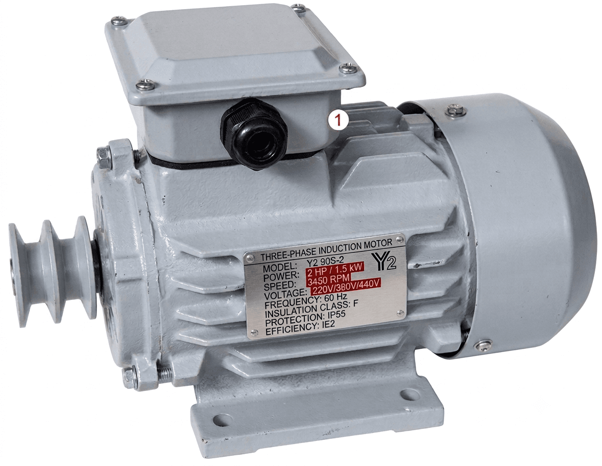 Motor Eléctrico Trifásico Y2 90S-2 2HP