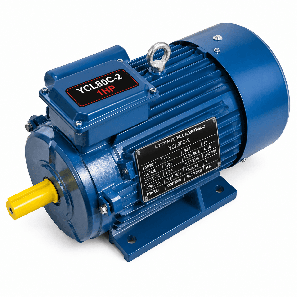 Motor Eléctrico Monofásico YCL80C-2 1HP