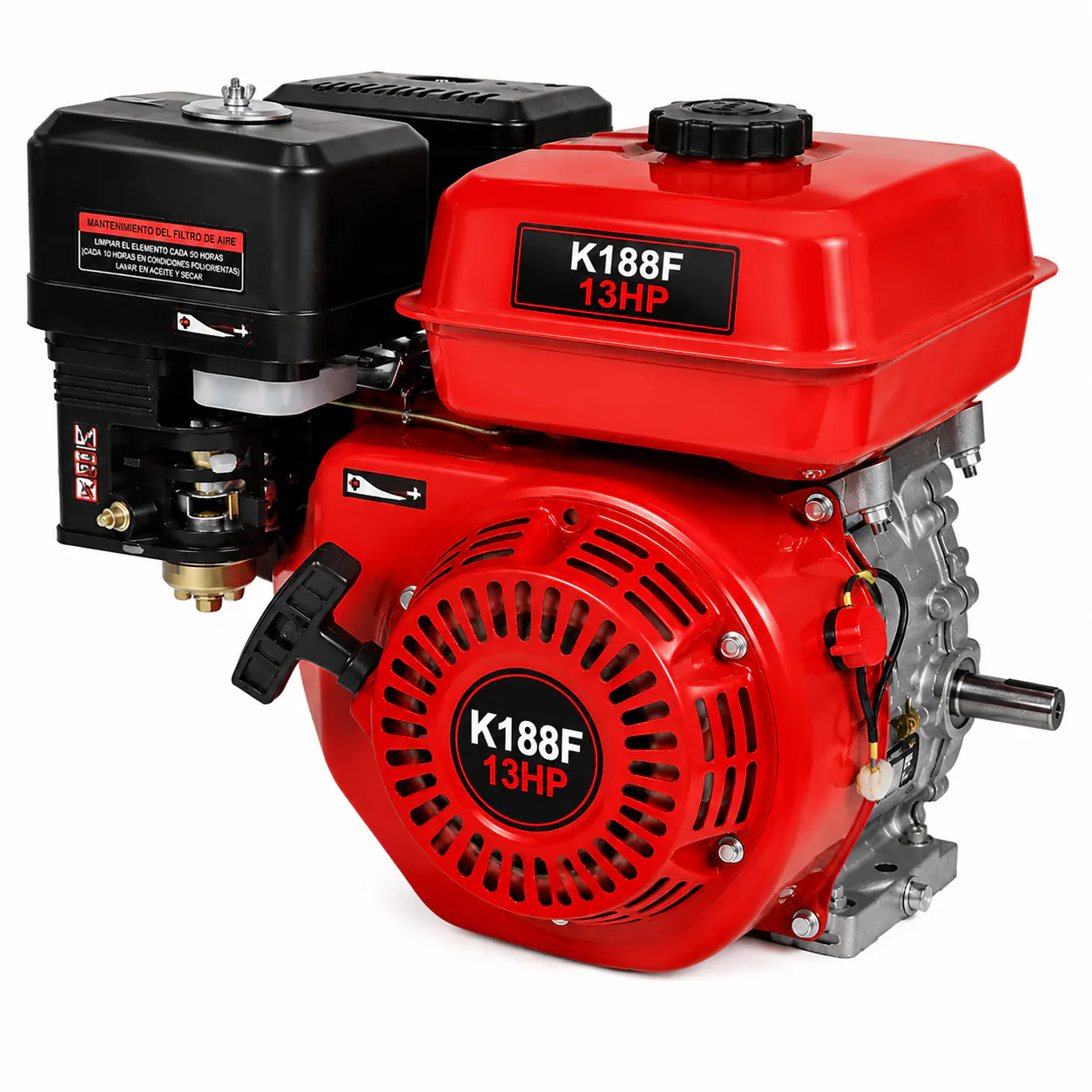 Motor Gasolinero Honda Rojo K188F 13HP