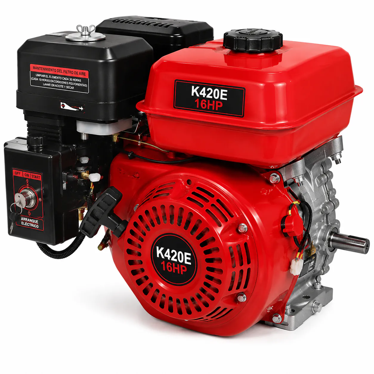 Motor Gasolinero Honda Rojo K420E 16HP