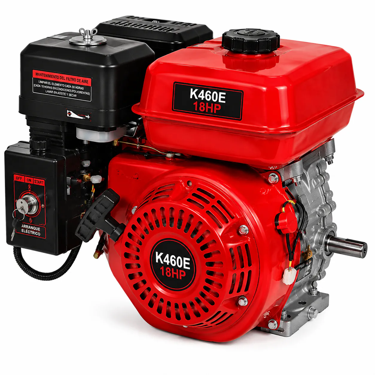 Motor Gasolinero Honda Rojo K460E 18HP