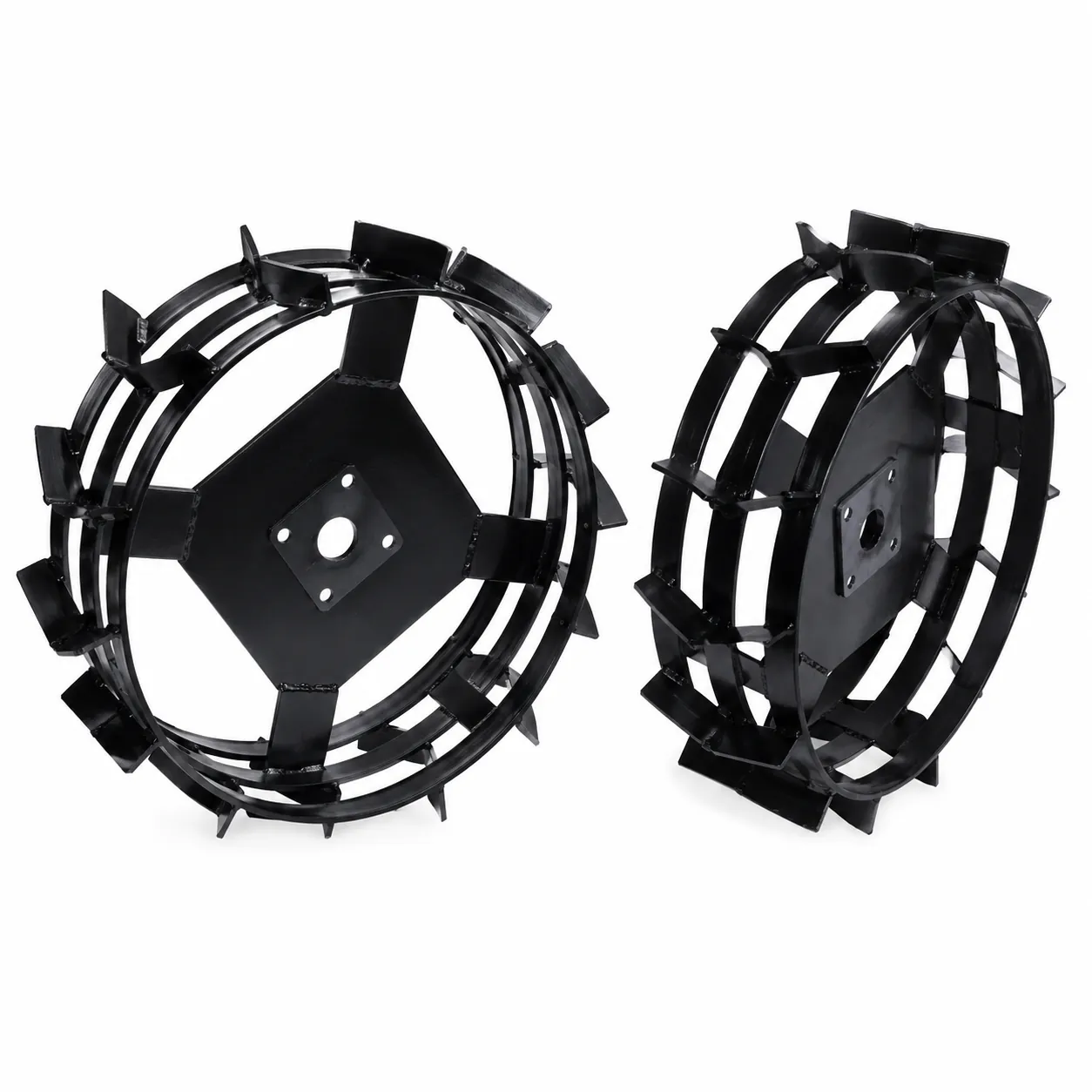 Par de Ruedas Metálicas para Motocultor