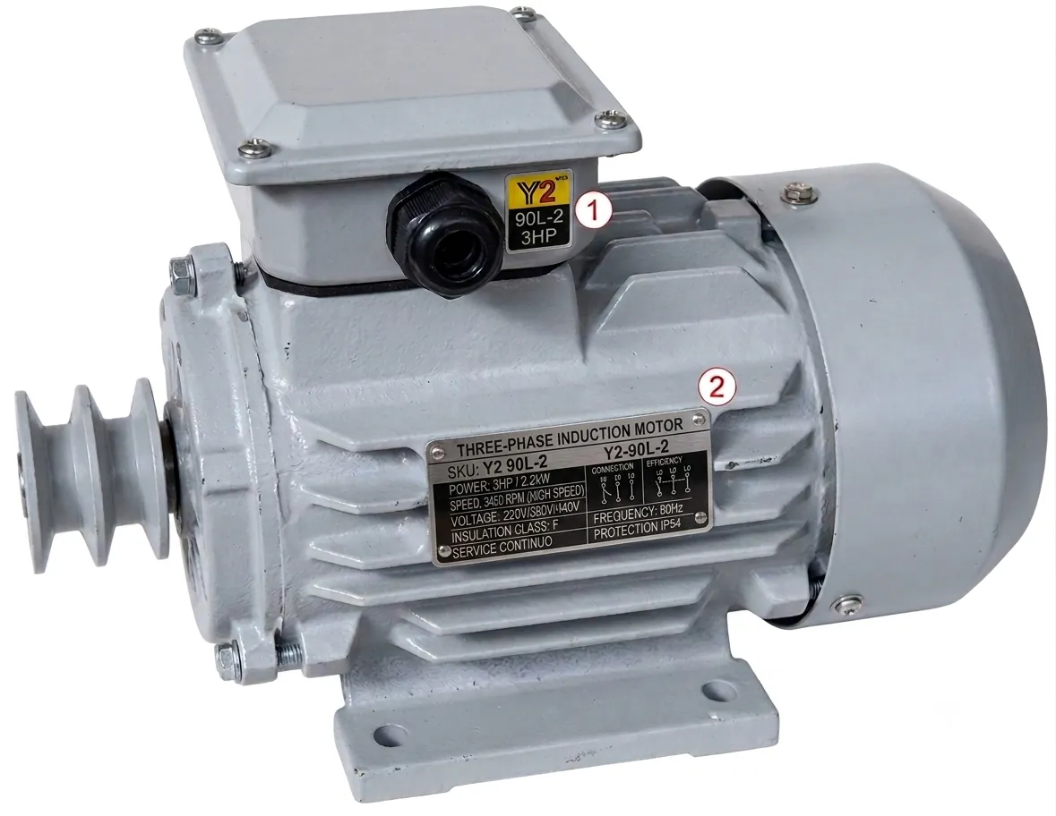 Motor Eléctrico Trifásico Y2 90L-2 3HP