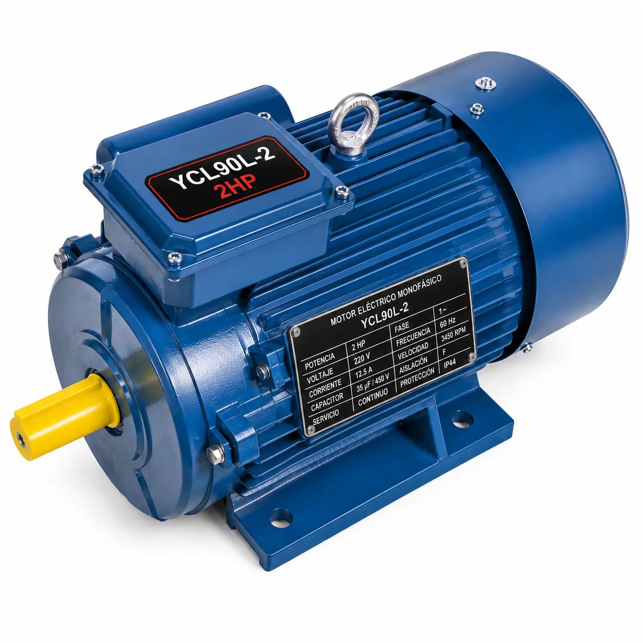 Motor Eléctrico Monofásico YCL90L-2 2HP